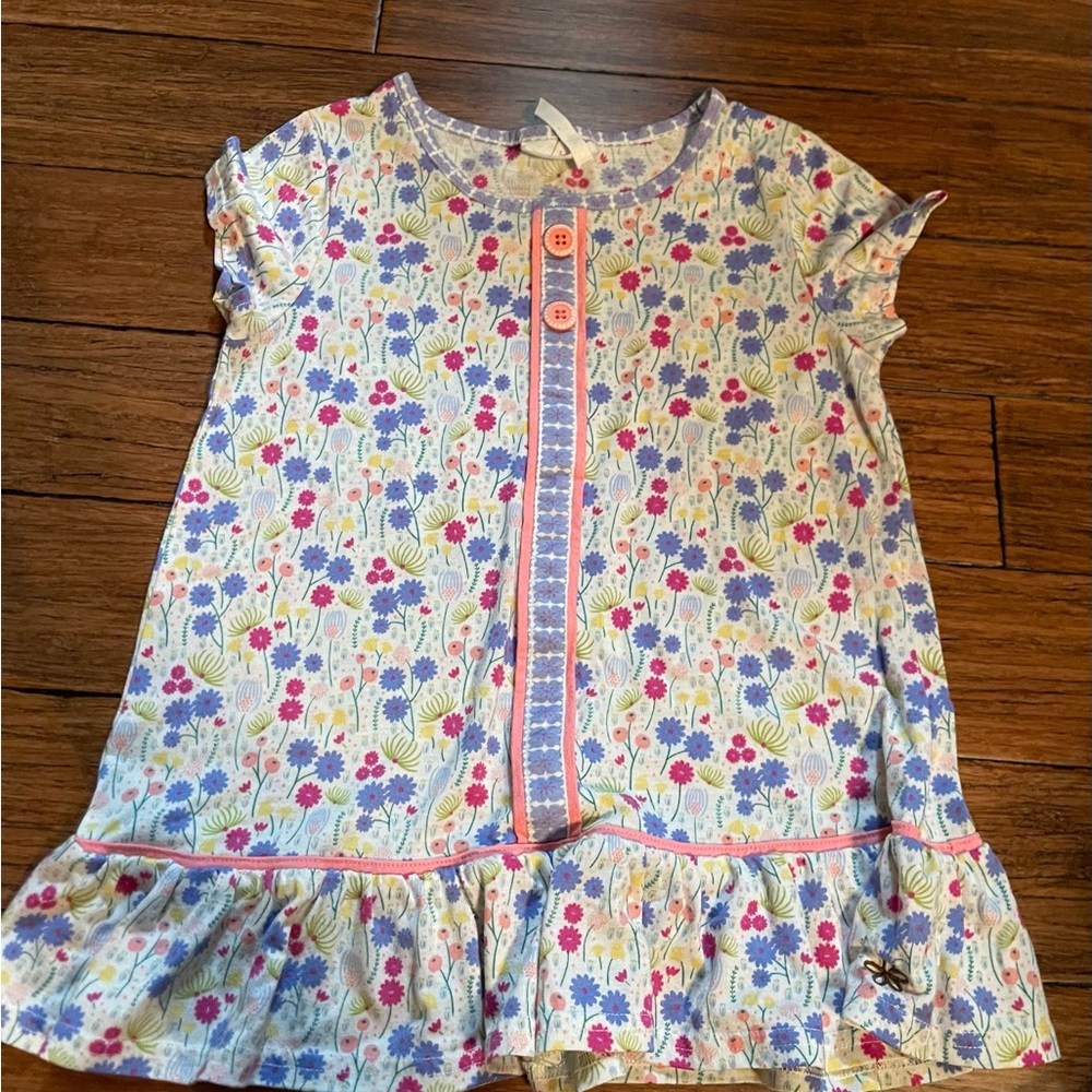 Matilda Jane Floral Print top with Ruffle Hem